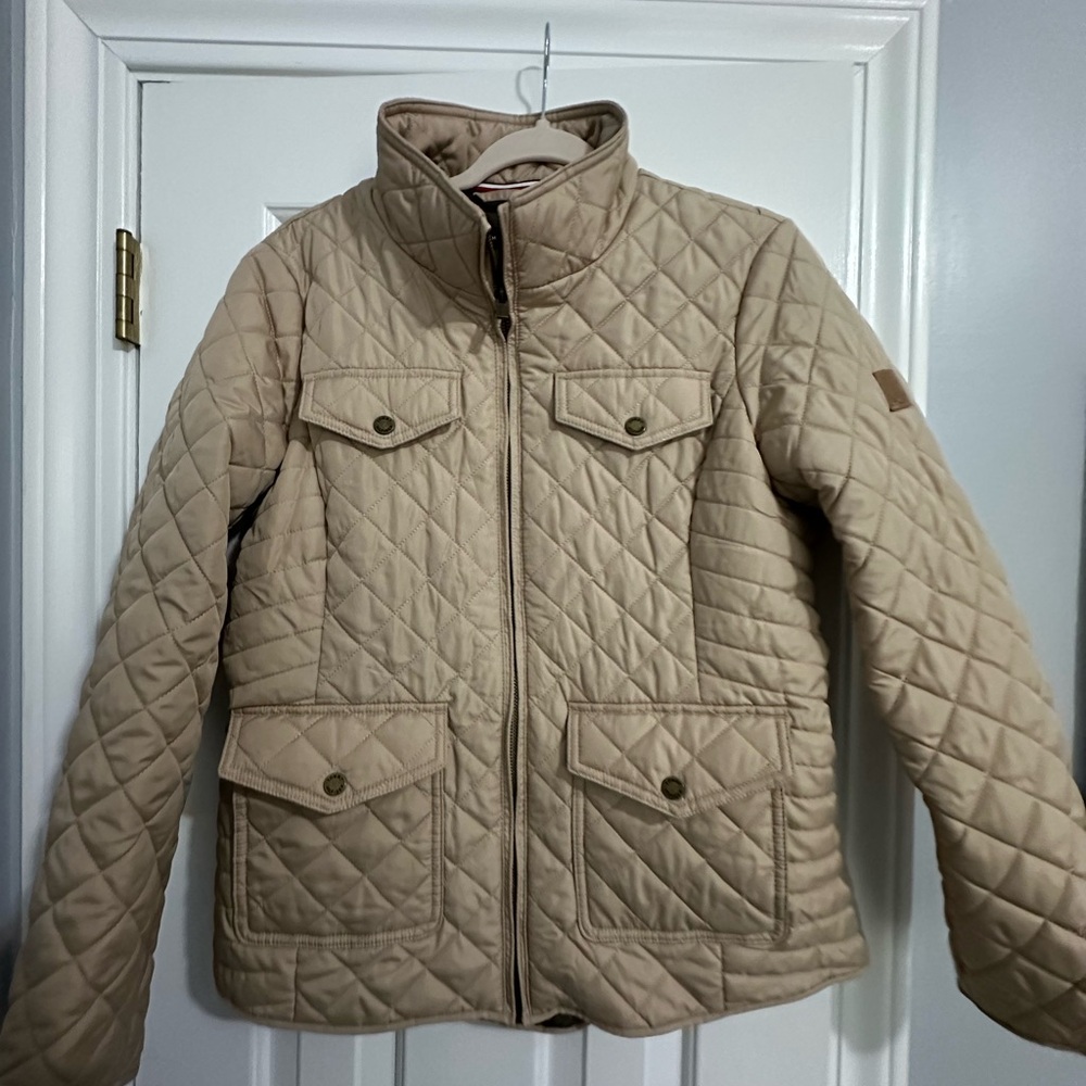Tommy Hilfiger Tan Quilted Jacket